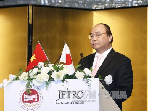 Thủ tướng Nguyễn Xuân Phúc và Thủ tướng Shinzo Abe dự Hội nghị Xúc tiến đầu tư Việt Nam
