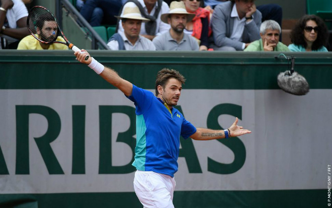 Pháp Mở rộng: Stan Wawrinka vào tứ kết cùng những tay vợt hàng đầu