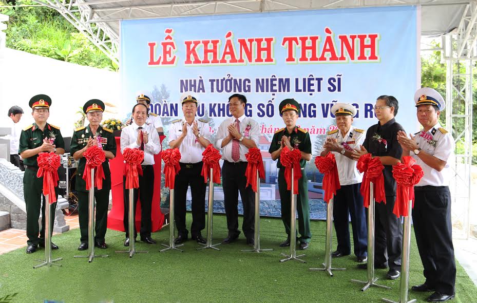 Khánh thành Nhà tưởng niệm liệt sĩ Đoàn tàu không số tại Vũng Rô