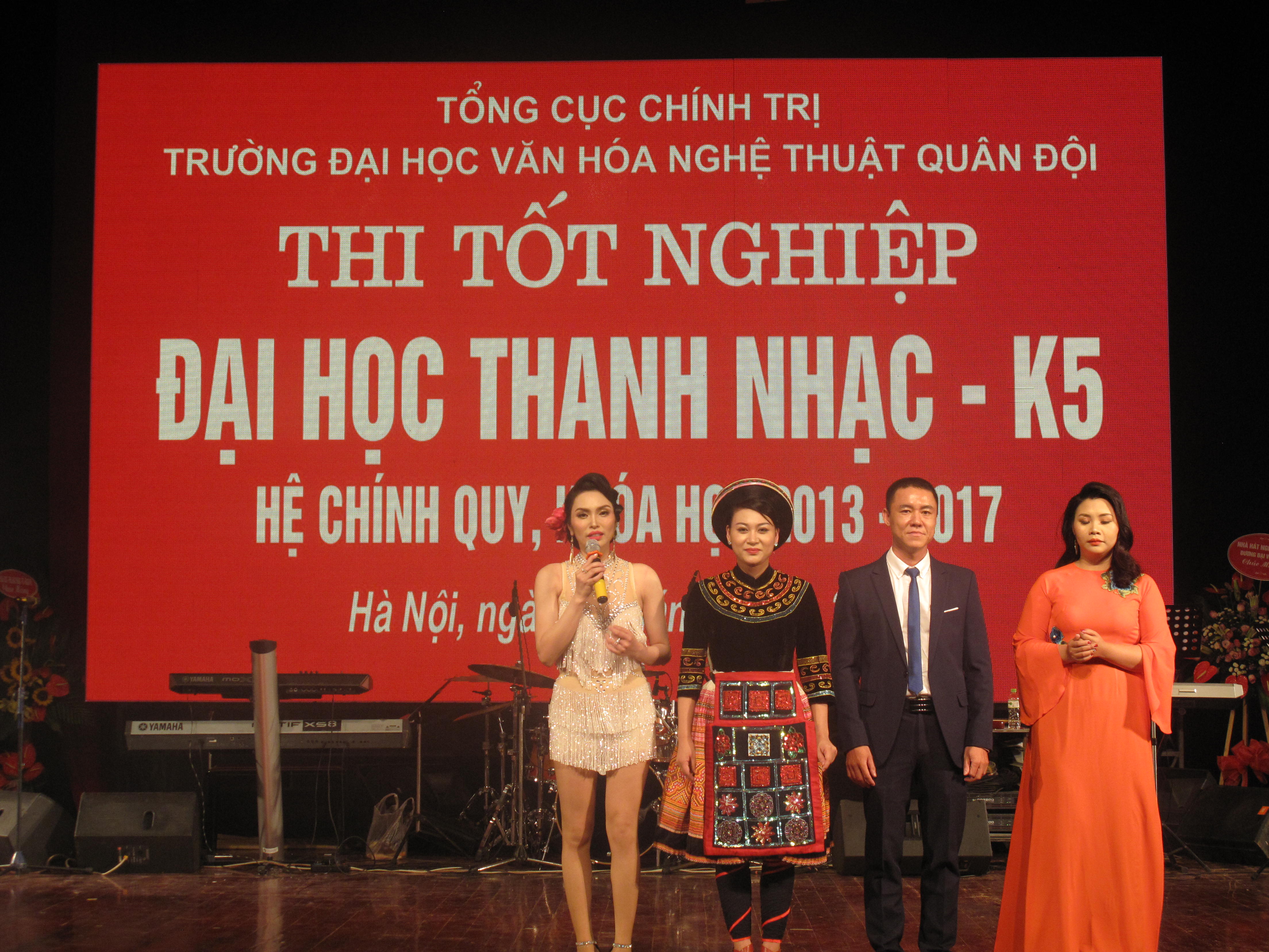 Đại học Văn hóa Nghệ thuật Quân đội tổ chức thi tốt nghiệp Đại học Thanh nhạc K5
