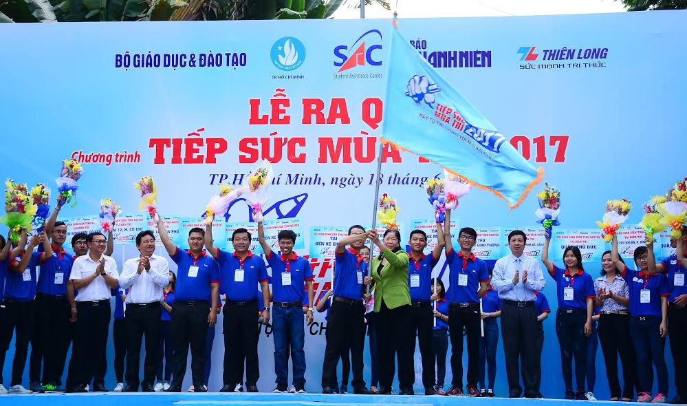 TP Hồ Chí Minh: Hơn 10.000 sinh viên tình nguyện tham gia “Tiếp sức mùa thi 2017”