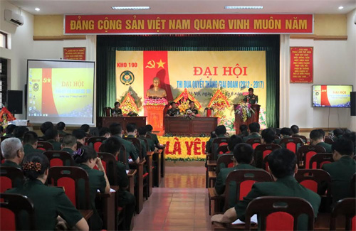 Kho 190 tổ chức Đại hội Thi đua Quyết thắng giai đoạn 2012-2017