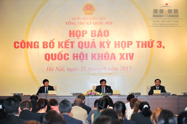 Quốc hội đã quyết định nhiều nội dung quan trọng về công tác lập pháp và giám sát tối cao