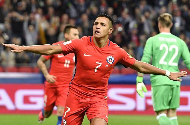 Confeds Cup 2017: Chile và Đức bất phân thắng bại