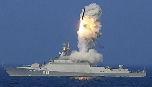 Hải quân Nga phóng tên lửa hành trình tấn công IS tại Syria