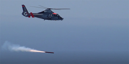 Pháp phóng tên lửa hành trình diệt hạm từ trực thăng