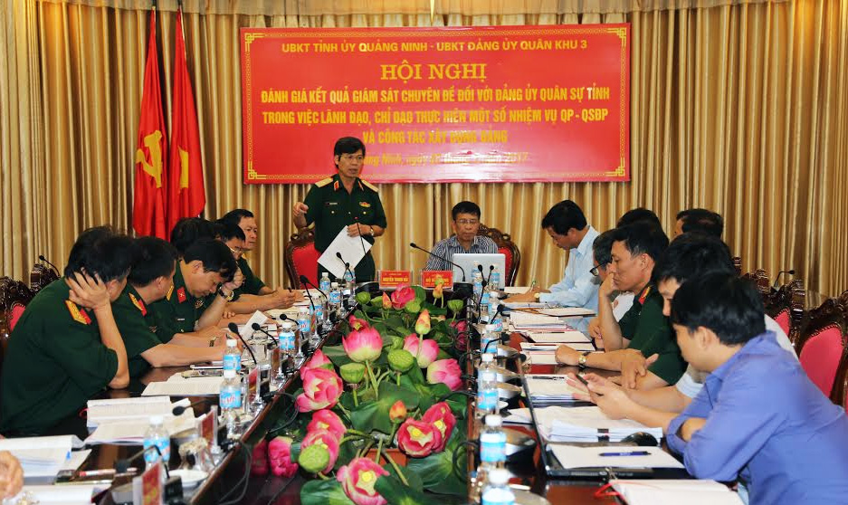 Đánh giá kết quả giám sát chuyên đề đối với Đảng ủy Quân sự tỉnh Quảng Ninh