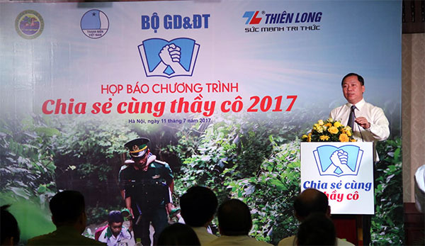 Chương trình “Chia sẻ cùng thầy cô” năm 2017 sẽ diễn ra vào ngày 20-11
