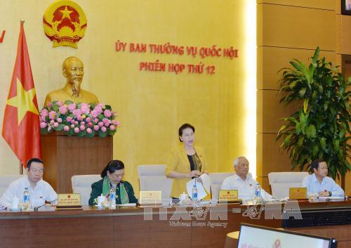 Bế mạc Phiên họp thứ 12 của Ủy ban Thường vụ Quốc hội khóa XIV