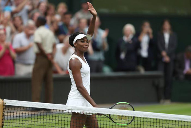 Venus Williams loại Jelena Ostapenko để vào bán kết