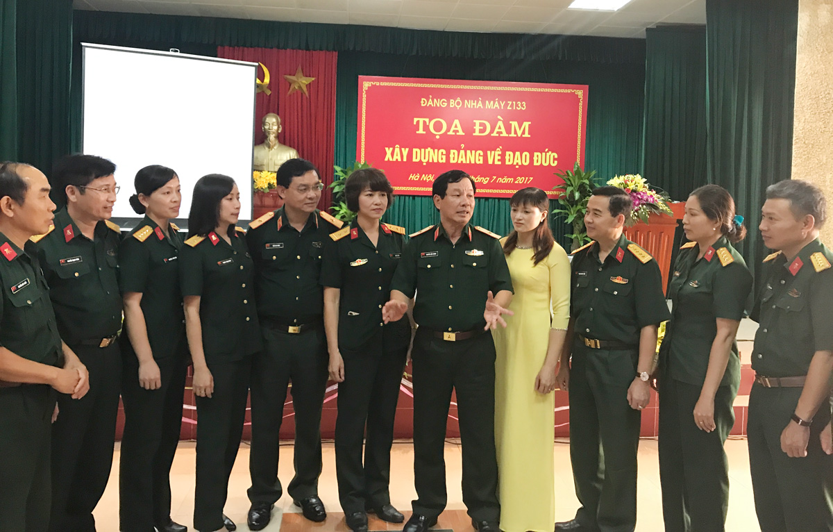 Đảng bộ Nhà máy Z133 tọa đàm “Xây dựng Đảng về đạo đức”