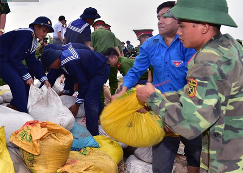 Quân đội chủ động triển khai phòng, chống bão số 2
