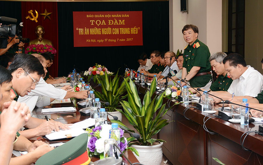 Tọa đàm “Tri ân những người con trung hiếu”
