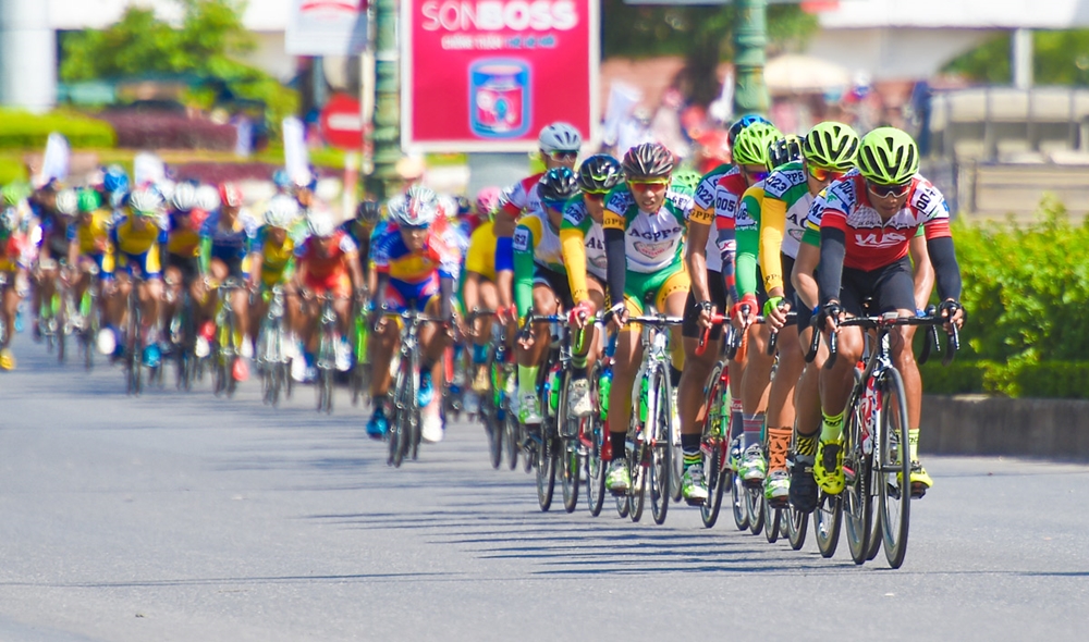 Đội hình toàn đoàn được duy trì trên quãng đường khá dài.