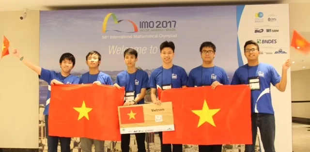 Đội tuyển quốc gia Việt Nam đứng thứ ba tại kỳ thi Olympic Toán quốc tế 2017
