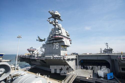 Mỹ đưa vào sử dụng tàu sân bay USS Gerald R. Ford