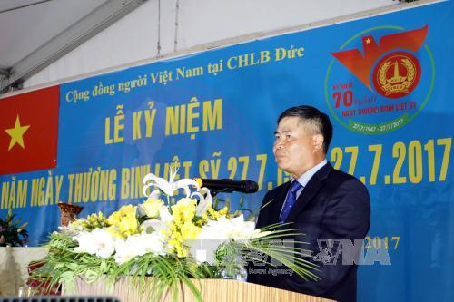 Cộng đồng người Việt tại Đức kỷ niệm 70 năm Ngày Thương binh - Liệt sĩ