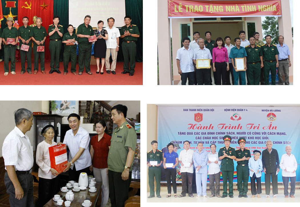 PHÁT HUY SỨC MẠNH CỘNG ĐỒNG CHĂM LO NGƯỜI CÓ CÔNG