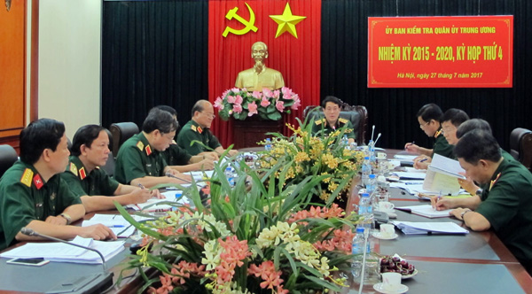 Kỳ họp thứ 4 Ủy ban Kiểm tra Quân ủy Trung ương, nhiệm kỳ 2015-2020
