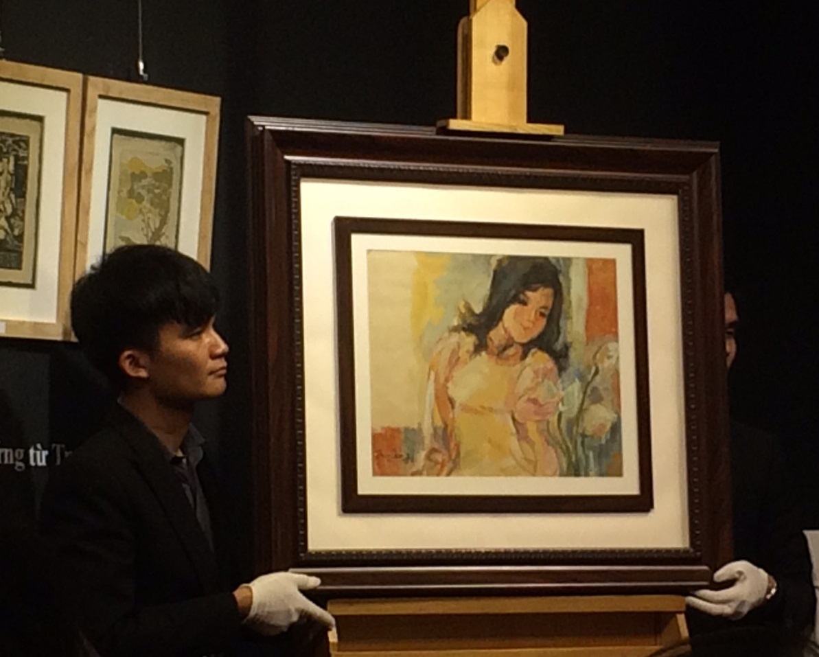 Đấu giá tranh 8 danh họa nổi tiếng Việt Nam
