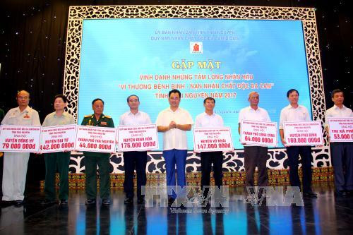 Vinh danh những tấm lòng nhân hậu vì thương bệnh binh, nạn nhân chất độc da cam