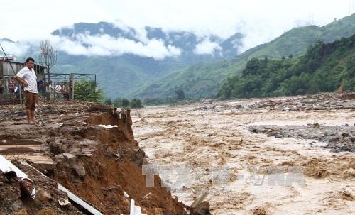 Một số hình ảnh về lũ ống, lũ quét tại Sơn La và Yên Bái 
