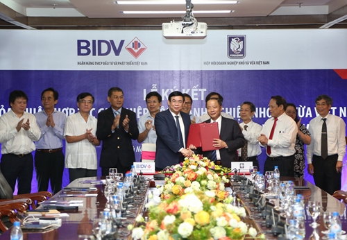 BIDV và VINASME ký thỏa thuận hợp tác giai đoạn 2017-2022