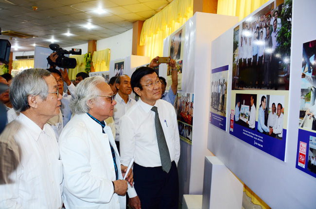 Khai mạc Triển lãm ảnh “Ký sự ngoại giao nhiệm kỳ Chủ tịch nước Trương Tấn Sang (2011-2016)”