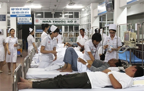 Bệnh viện Trung ương Quân đội 108 lập khu điều trị bệnh nhân sốt xuất huyết