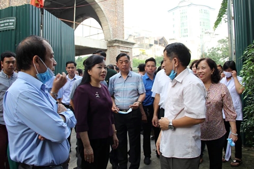 Bộ trưởng Bộ Y tế kiểm tra công tác phòng, chống dịch sốt xuất huyết tại Hà Nội