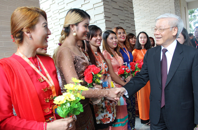 Tổng Bí thư Nguyễn Phú Trọng bắt đầu chuyến thăm cấp Nhà nước Cộng hòa Liên bang Myanmar