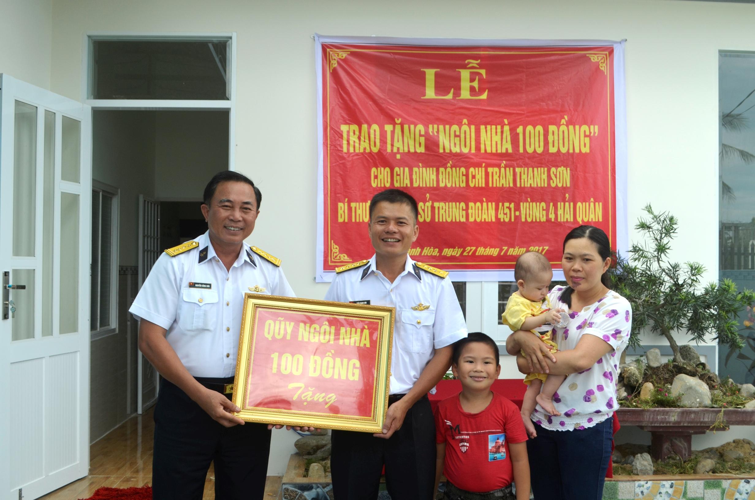 “Ngôi nhà 100 đồng” ở Vùng 4 Hải quân
