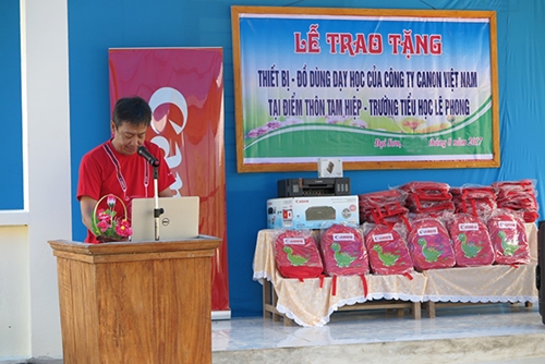 Xây trường học tặng học sinh nghèo tại tỉnh Quảng Nam