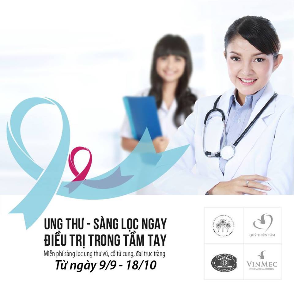 Khám tầm soát ung thư vú, cổ tử cung và đại trực tràng miễn phí cho nhiều người dân