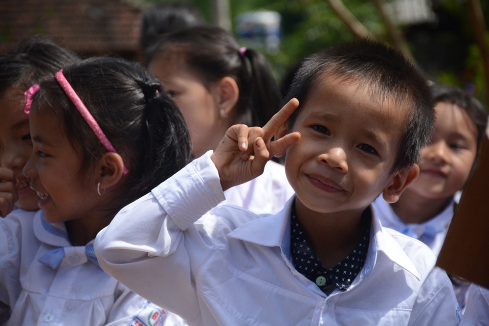 Mỗi em đều có một điểm đáng yêu riêng.