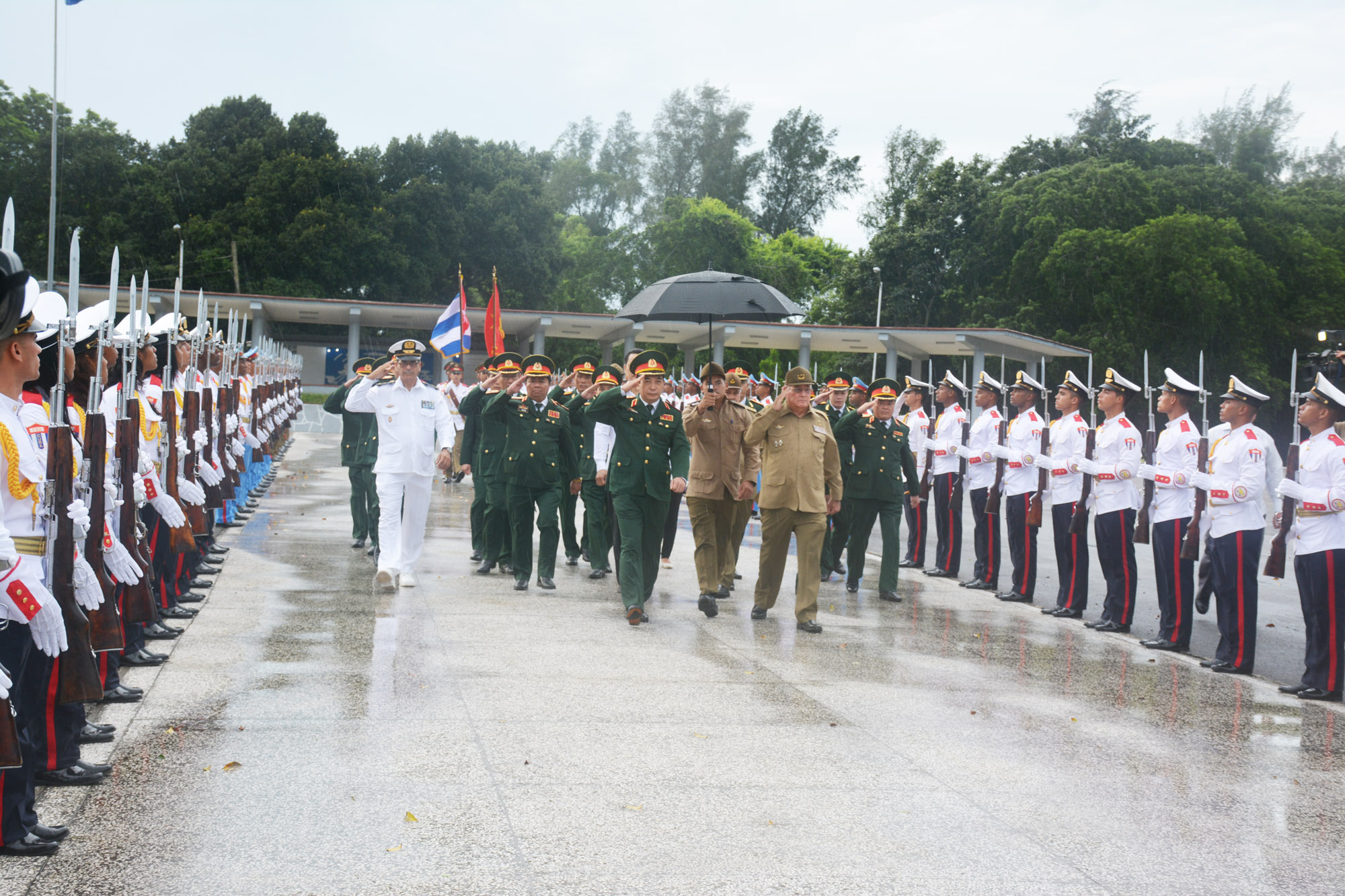 Đoàn đại biểu Quân sự cấp cao Việt Nam thăm chính thức Cu-ba
