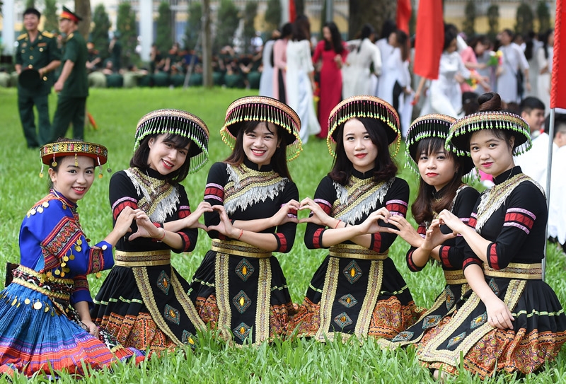 Nữ học viên Lớp cử tuyển Tây Bắc – Học viện QY.