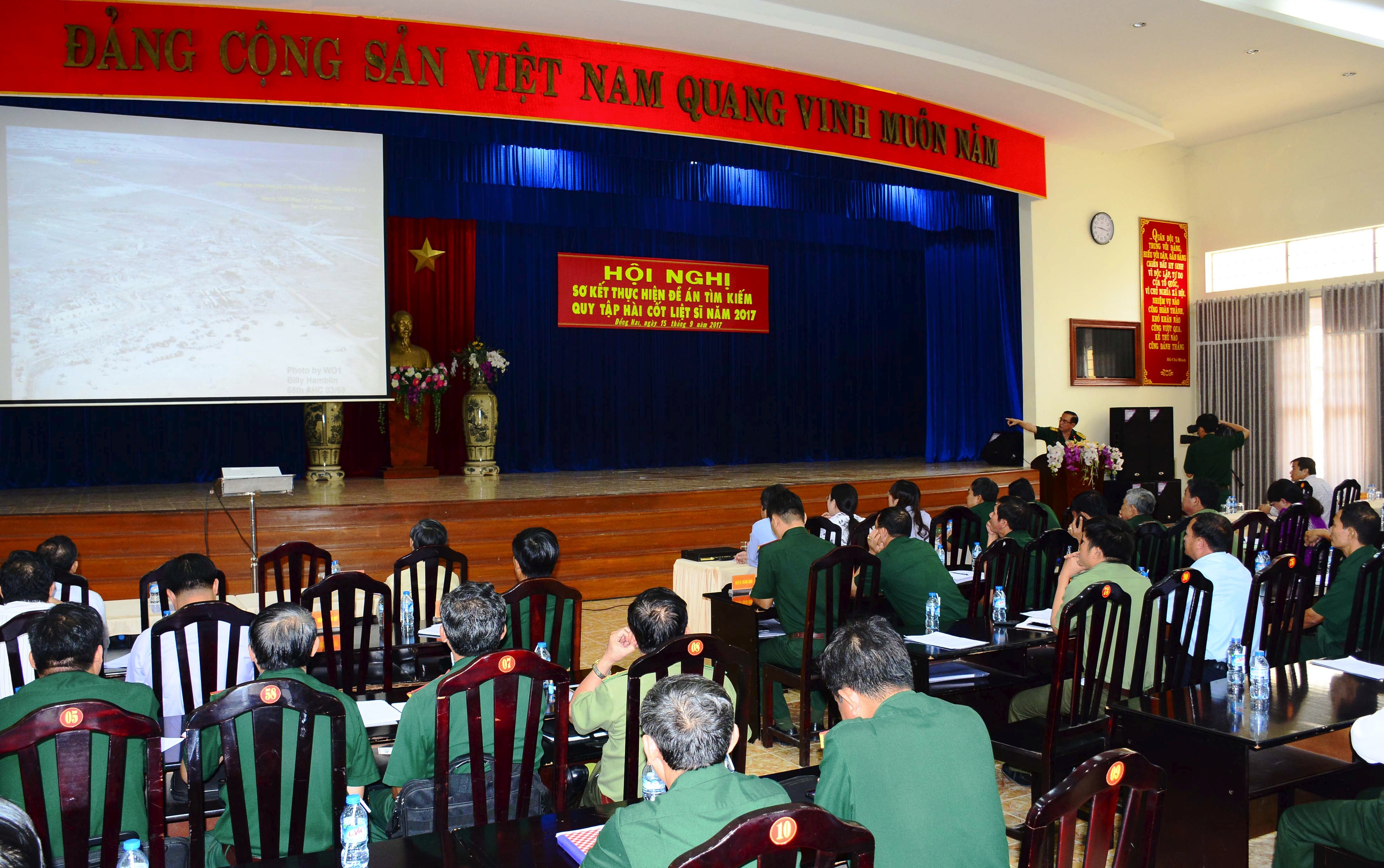 Đồng Nai quy tập được hài cốt liệt sĩ tại 15 vị trí trong năm 2017
