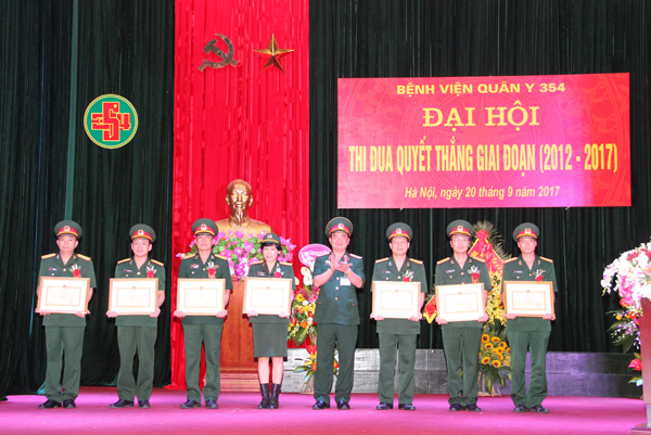 Bệnh viện 354 tổ chức Đại hội Thi đua Quyết thắng giai đoạn 2012-2017