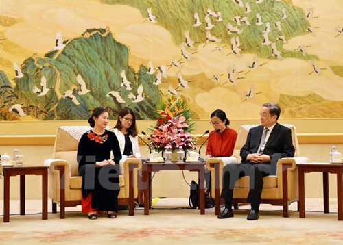Chính Hiệp Trung Quốc coi trọng phát triển quan hệ hữu nghị với Mặt trận Tổ quốc Việt Nam