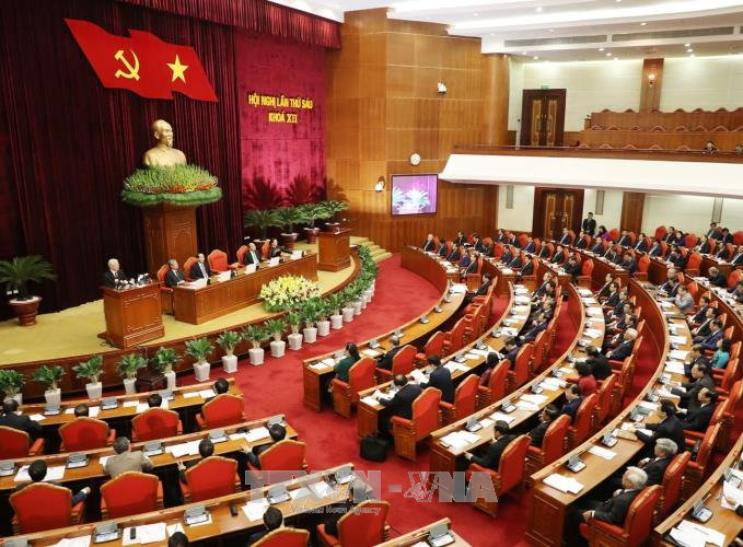 Ngày làm việc thứ ba Hội nghị lần thứ sáu Ban Chấp hành Trung ương Đảng khóa XII: Bầu bổ sung 2 Ủy viên Ban Bí thư
