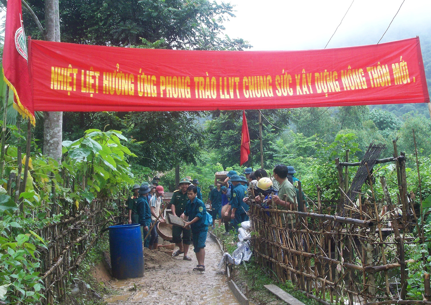 Những công trình thắm tình quân dân
