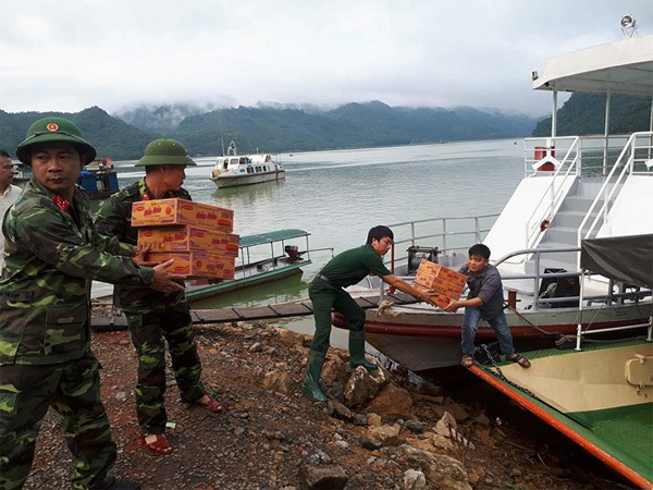 Điện của Bộ Tổng tham mưu về khắc phục hậu quả do mưa lũ gây ra