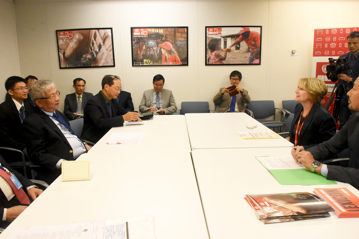 Các tổ chức LHQ cam kết giúp Việt Nam khắc phục hậu quả chiến tranh, tham gia Lực lượng GGHB
