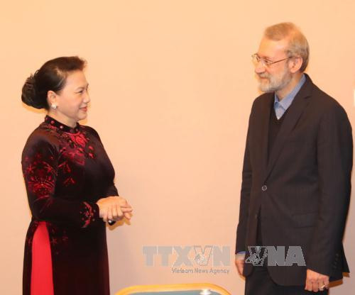 Chủ tịch Quốc hội Nguyễn Thị Kim Ngân hội kiến Chủ tịch Quốc hội Iran và Hàn Quốc