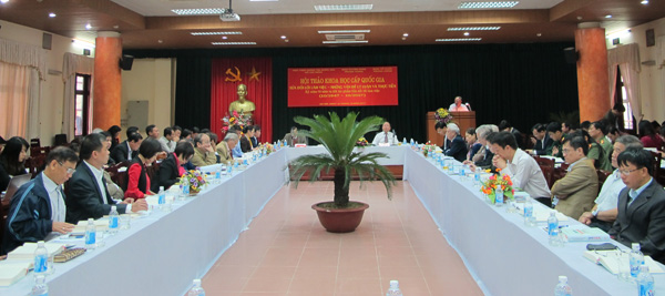 Hội thảo khoa học cấp quốc gia “Sửa đổi lối làm việc - Những vấn đề lý luận và thực tiễn”