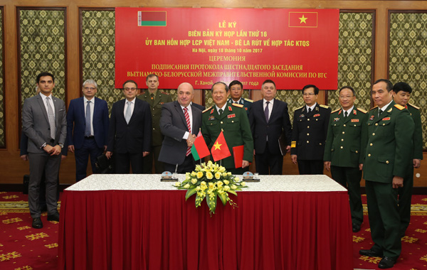 Kỳ họp lần thứ 16 Ủy ban hỗn hợp liên Chính phủ Việt Nam – Belarus về hợp tác kỹ thuật quân sự