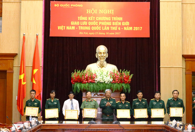 Bộ Quốc phòng tổng kết chương trình giao lưu quốc phòng biên giới Việt Nam- Trung Quốc lần thứ 4