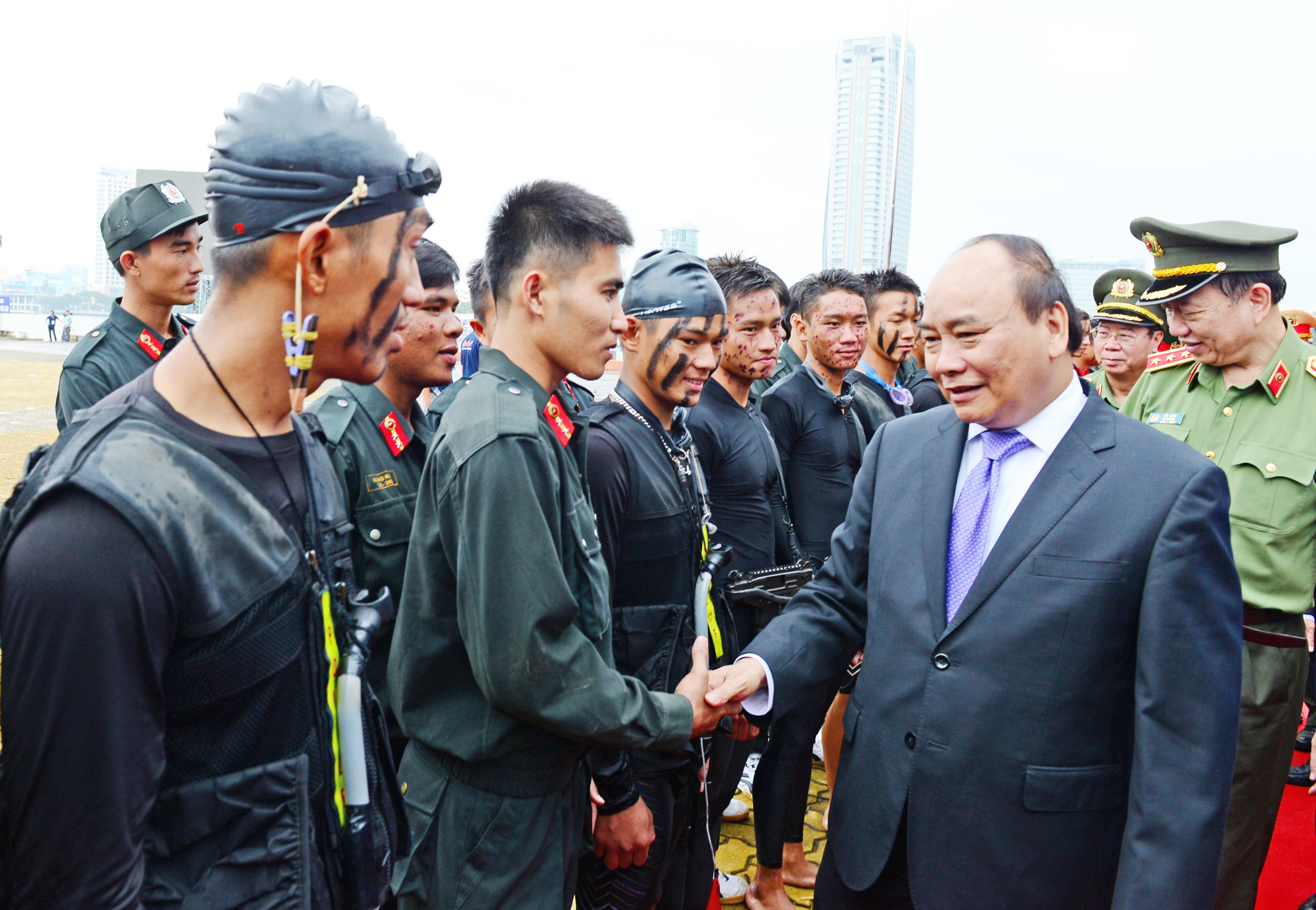 Lễ xuất quân và diễn tập phương án bảo vệ Tuần lễ cấp cao APEC 2017
