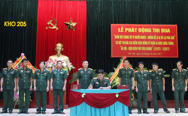 Kho 205 phát động đợt thi đua cao điểm 